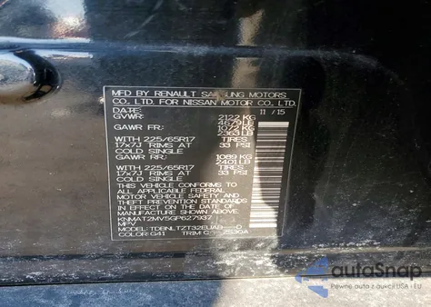 2016 Nissan Rogue S from USA, damaged, VIN KNMAT2MV5GP627937